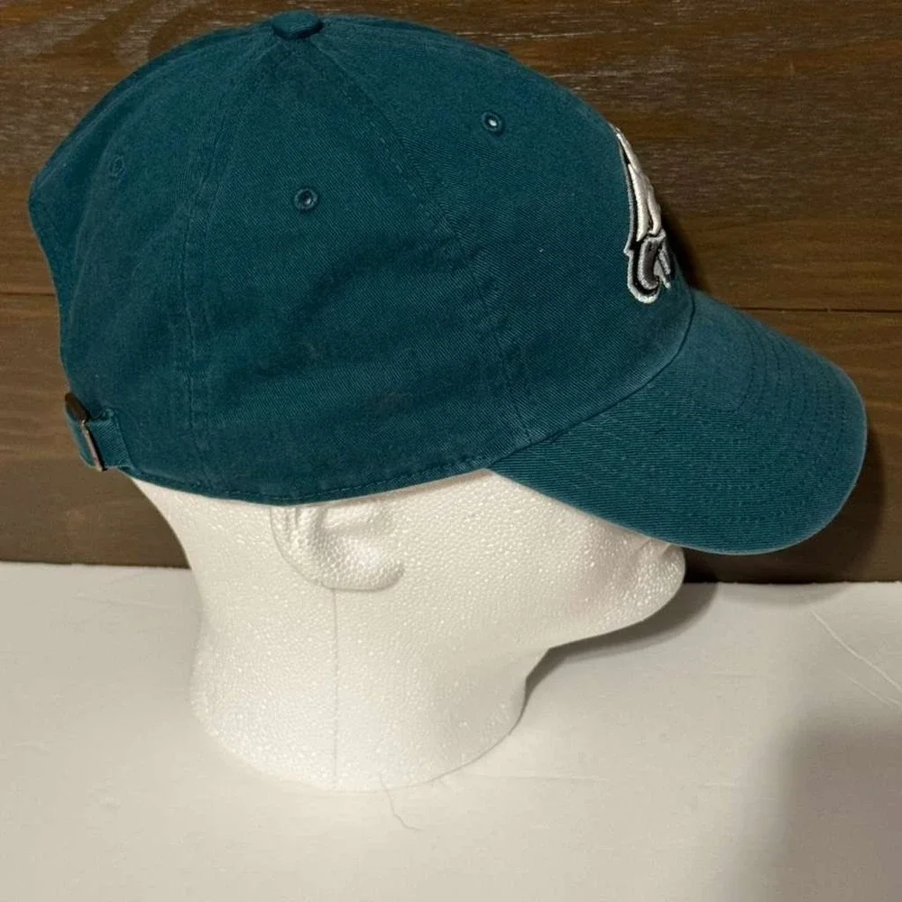 '47 Brand Philadelphia Eagles Clean Up‎ Hat Adjustable Strapback Green Cap OSFA